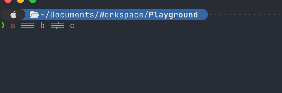 Ghostty feature I like — render ligature font correctly
