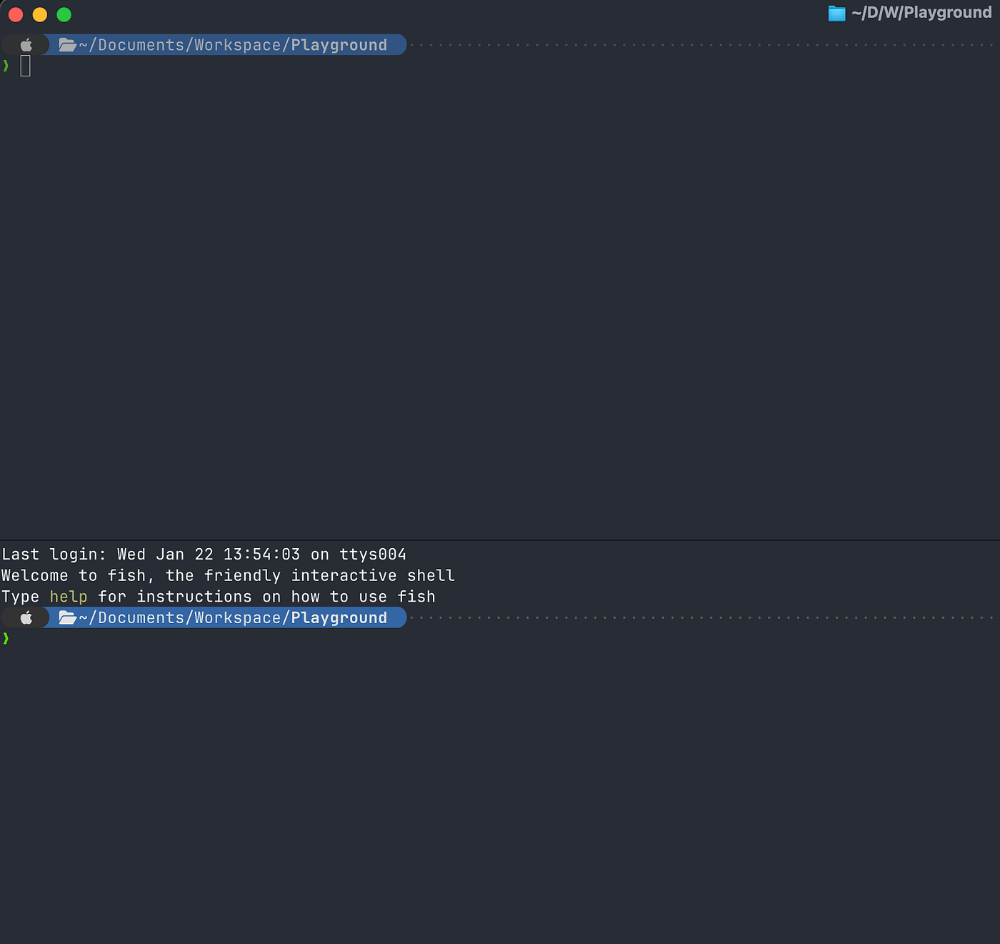 Ghostty feature I like that default termial don’t have — terminal splitting